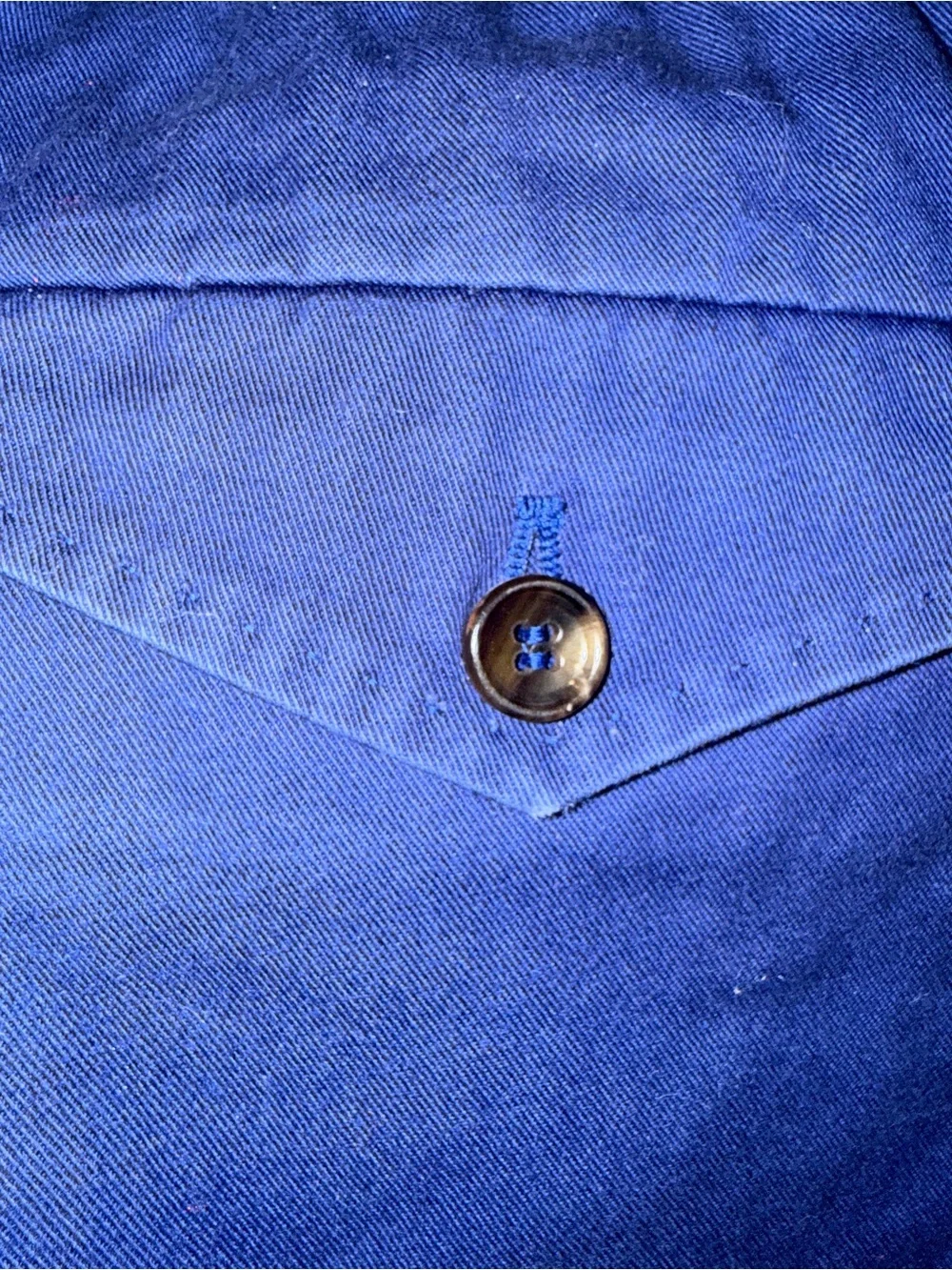 Gucci Men's Royal Blue Drawstring Joggers